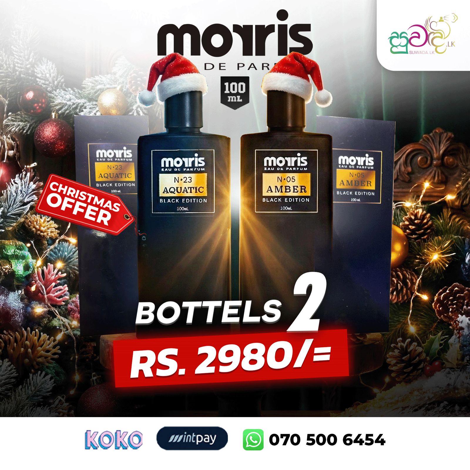 Morris black edition Offer Pack 200ml